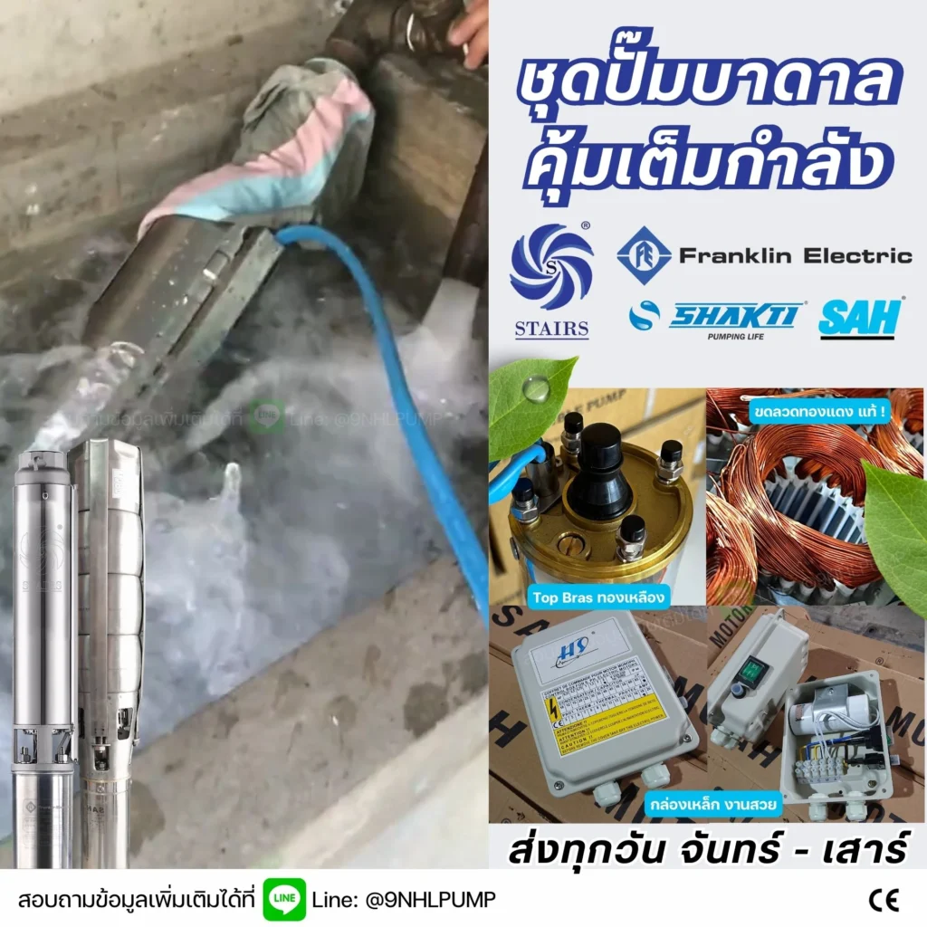 ชุดปั๊มบาดาลสแตร์